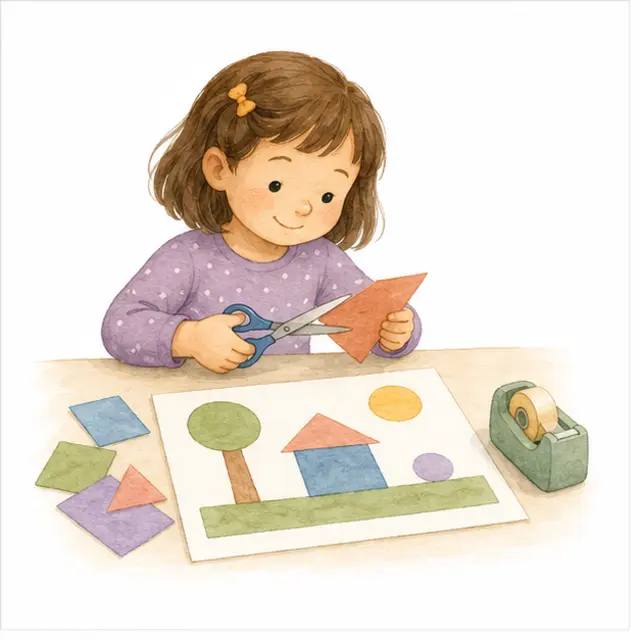 קולאז' ניירות – פעילות לילדים