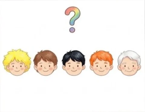 שיער לבן? ג'ינג'י? שחור? חום? צהוב? – משחק קופסה לילדים שיער לבן? ג'ינג'י? שחור? חום? צהוב? – משחק קופסה לילדים