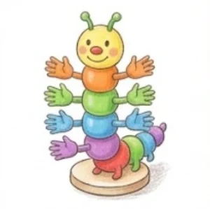 Moving caterpillar – Board game for kids
