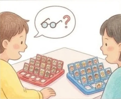 3בתור שלכם שואלים שאלה אחת, שאפשר לענות עליה רק 'כן' או 'לא'. למשל… – משחק קופסה לילדים