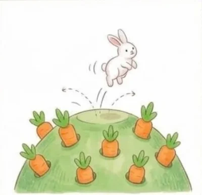 4One of the carrots makes the rabbit jump into the air, but nobody… – Board game for kids