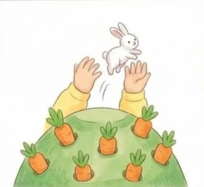 5When the rabbit jumps, try to catch it. Whoever catches the rabbit… – Board game for kids