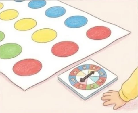 1Spread the mat on a clear floor. One person is the referee: they… – Board game for kids