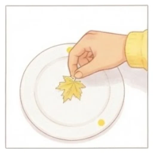 Pick up one leaf at a time with the thumb and finger and put it on… – Leaf Sorting – Activity for kids