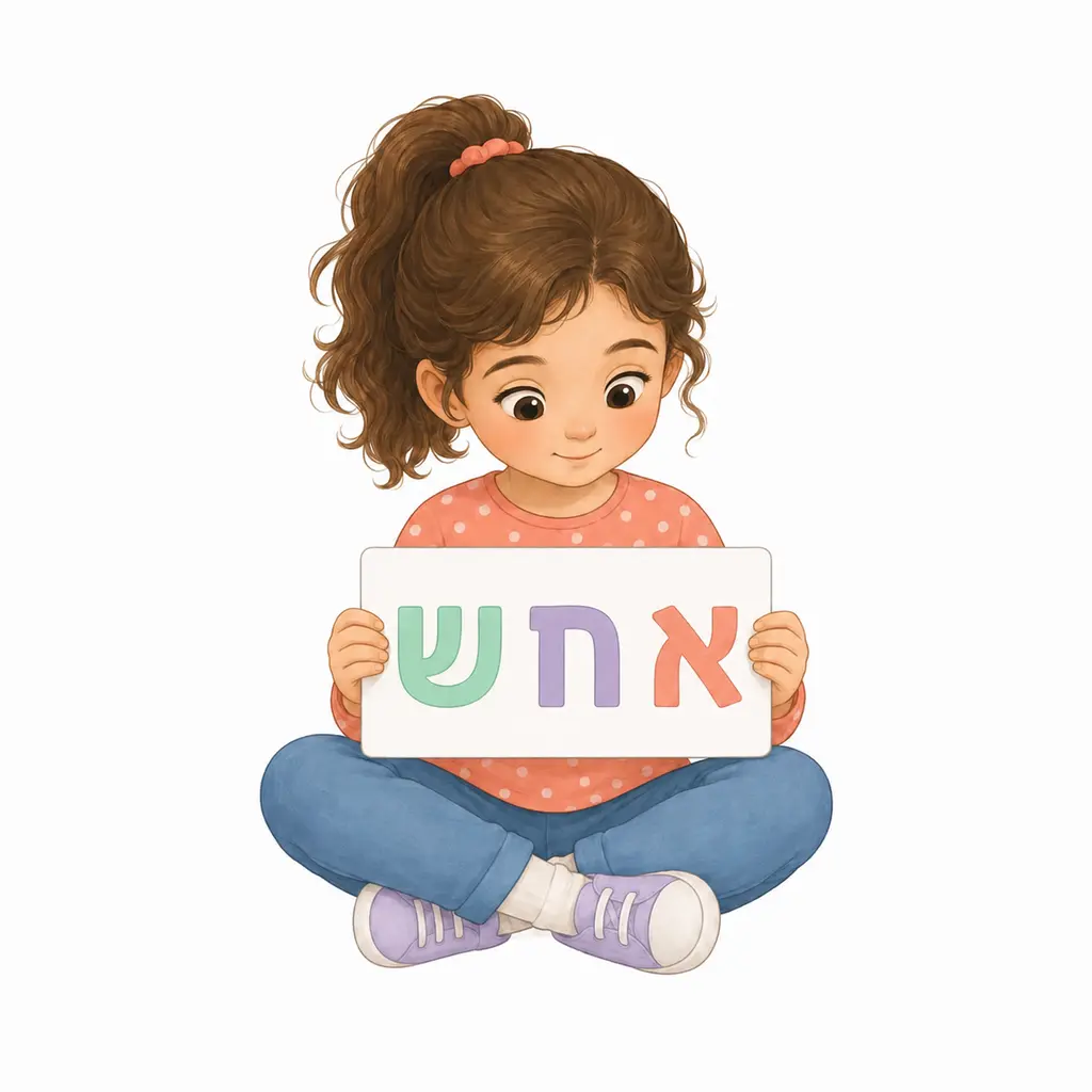 מראים לילד את כרטיס האותיות ומזכירים איך כל אות נראית – ציד האותיות הביתי – פעילות לילדים