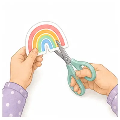 גוזרים את הציור מסביב – יצירת חולצה בעיצוב אישי – פעילות לילדים