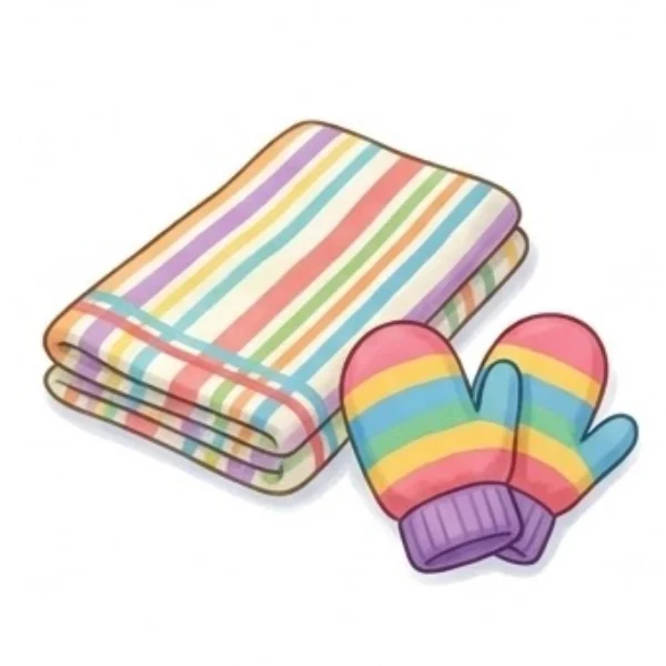 Towel or gloves, the bag gets very cold – Ice Cream in a Bag – Recipe for kids