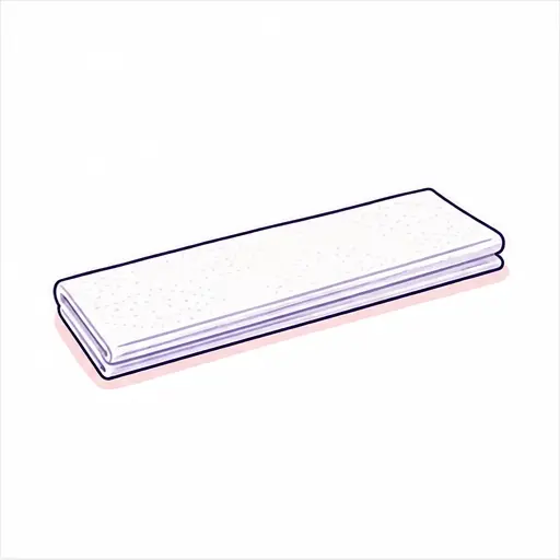 Fold the paper towel into a long rectangle – Walking Rainbow – Science experiment for kids