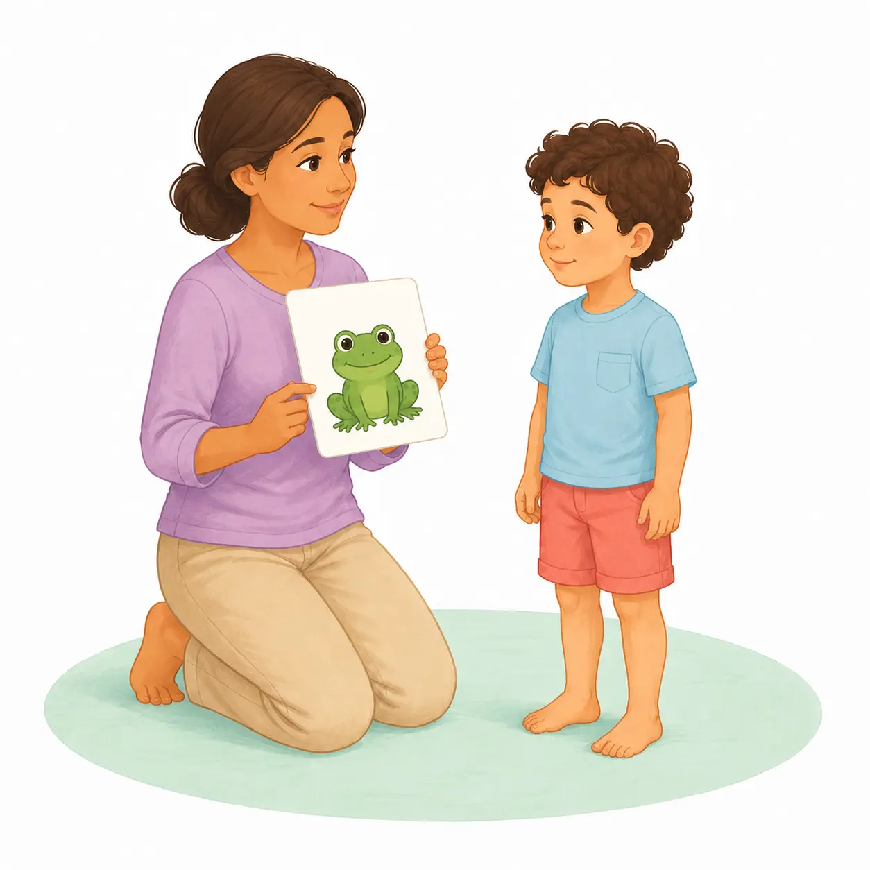 אחרי כמה שניות מכריזים על חיה חדשה – הליכת חיות – פעילות לילדים