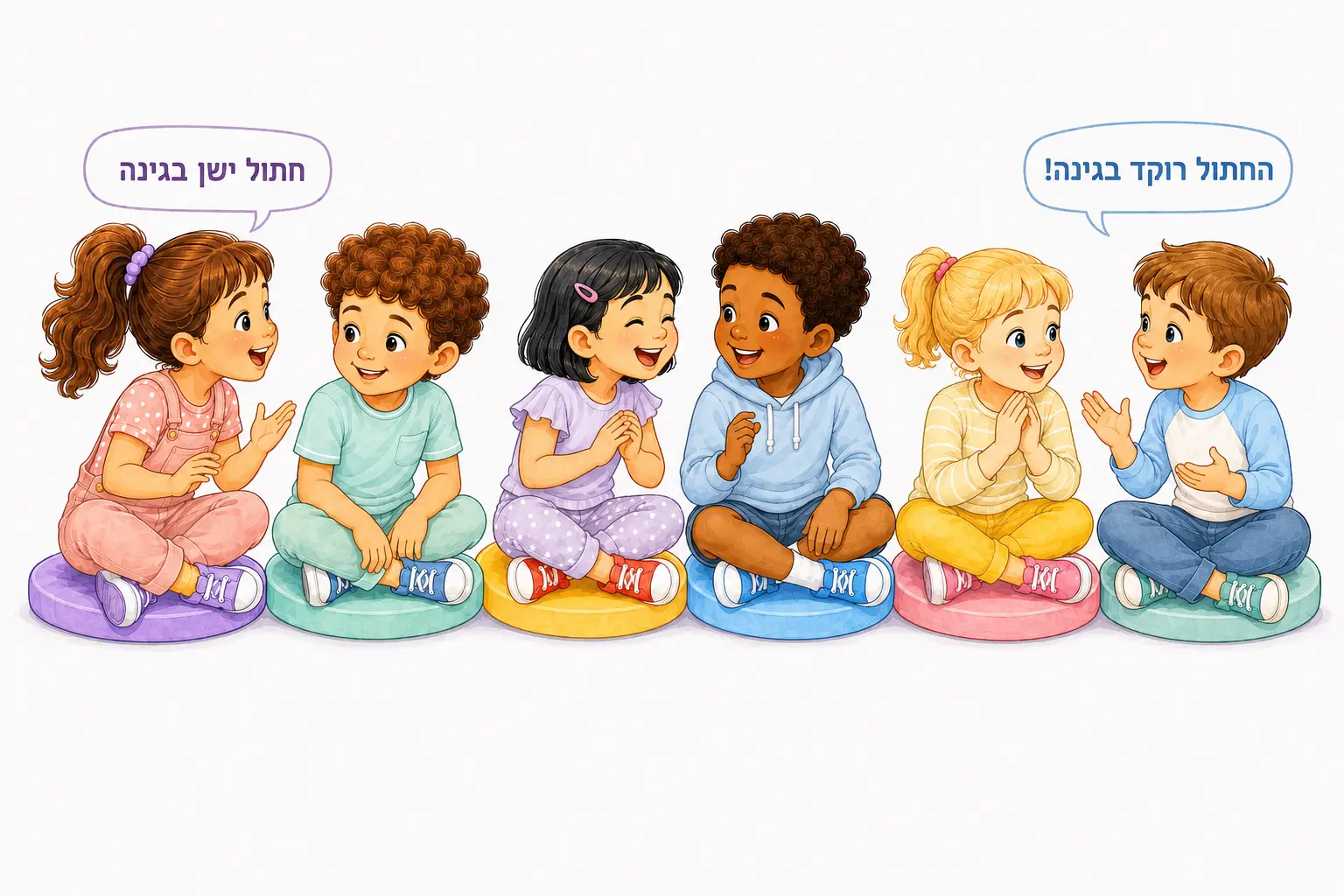 משווים למשפט המקורי, צוחקים מהשינוי ומתחילים סבב חדש – טלפון שבור – משחק לילדים