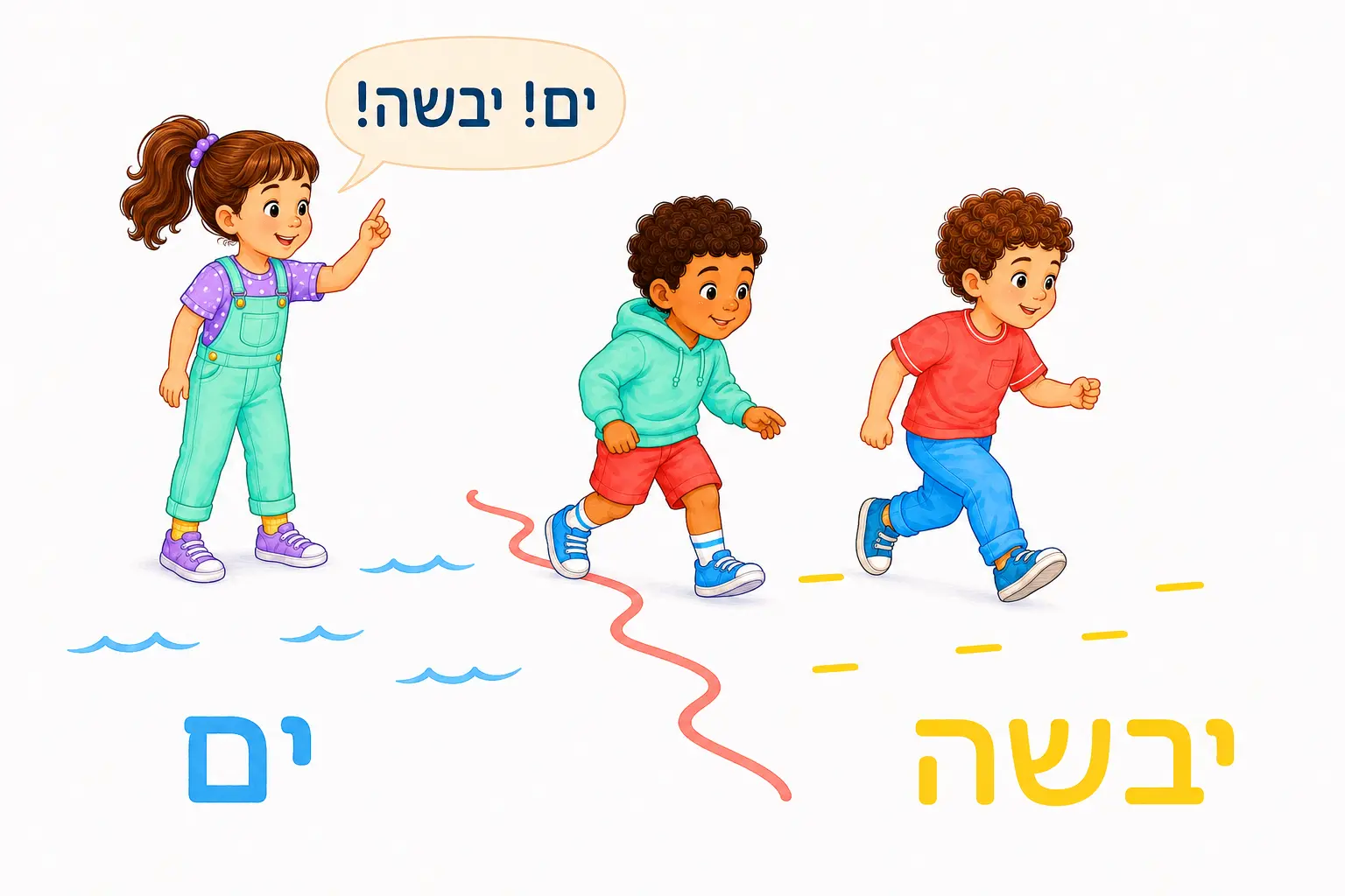Continue in an unpredictable order and gradually increase the speed – Land and Sea – Activity for kids
