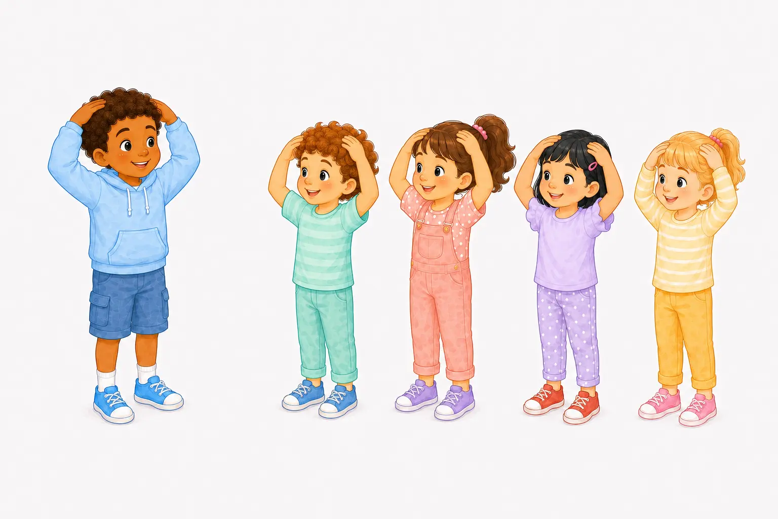 כל השחקנים מבצעים את הפעולה רק כאשר ההוראה מתחילה ב'המלך אמר' – המלך אמר – משחק לילדים