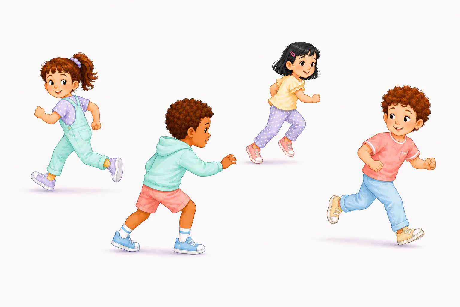 שאר השחקנים מתפזרים בשטח – תופסת – משחק לילדים
