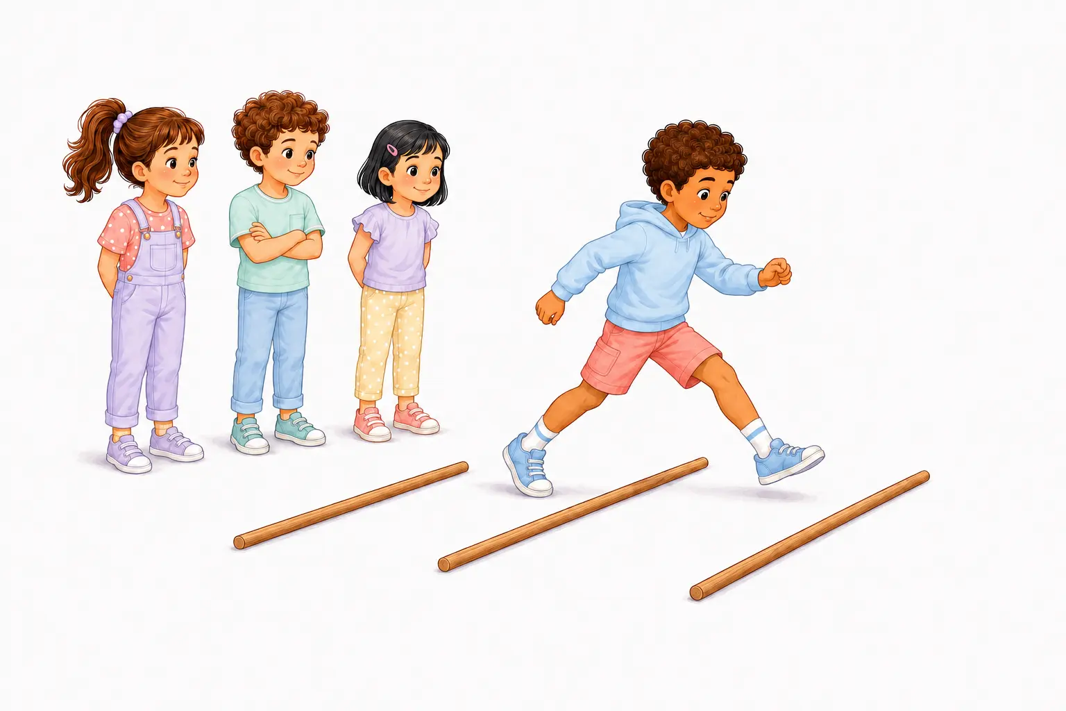 שלושה מקלות – משחק לילדים