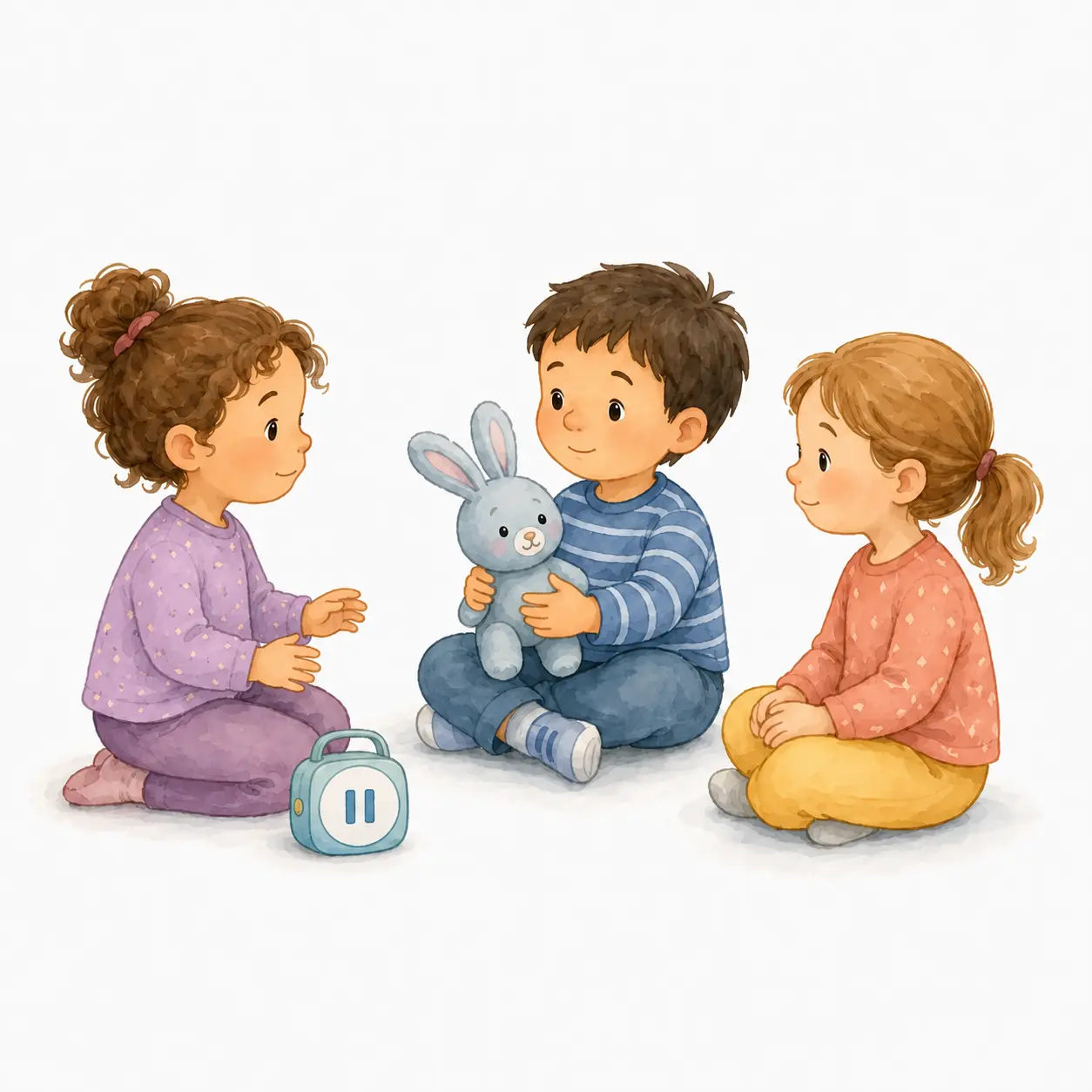 עוצרים את המוזיקה בפתאומיות – צעצוע עובר – פעילות לילדים