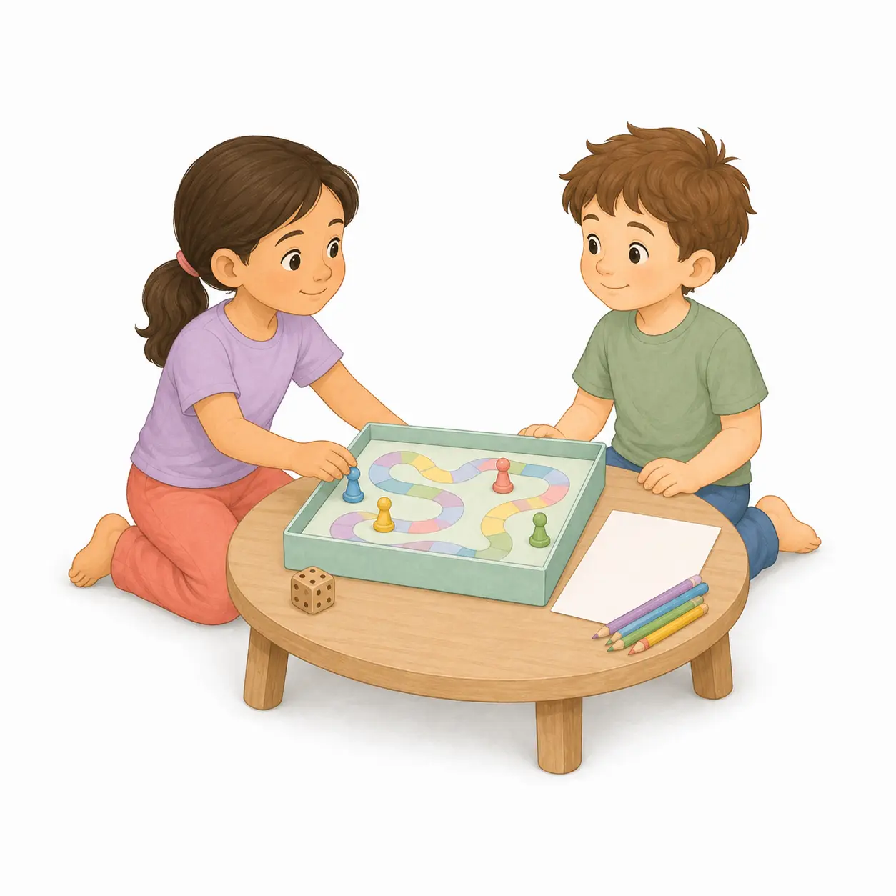 בוחרים יחד משחק קופסה מוכר ואהוב שיש בבית, ומסבירים שמשחקים לפי… – תור-ציור – משחק לילדים