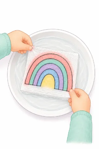 הציור הצף – פעילות לילדים