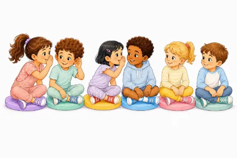טלפון שבור – משחק לילדים