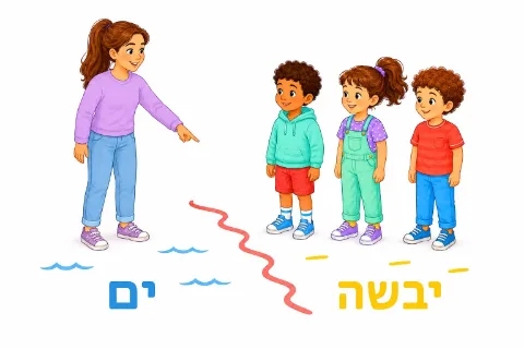 ים יבשה – פעילות לילדים