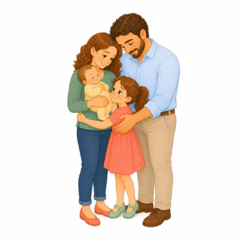 נולד לי אח או אחות – סיפור חברתי לילדים